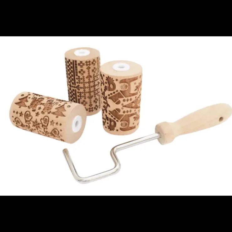Best SCRAPCOOKING Mini Rouleau à Pâtisserie Empreinte Noël Interchangeable 7 cm (x3)