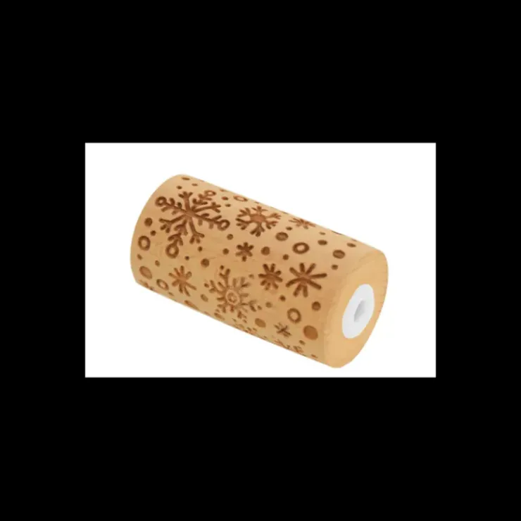 Outlet SCRAPCOOKING Mini Rouleau à Pâtisserie Empreinte Flocon 7 cm