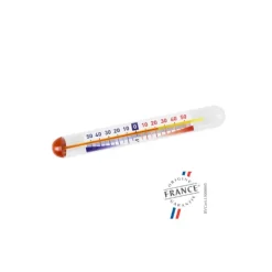 Best ALLA FRANCE Mini Thermomètre Horizontal en Verre