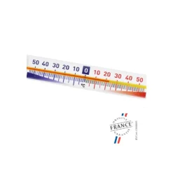 Best ALLA FRANCE Mini Thermomètre Horizontal en Verre