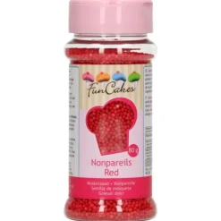 Best FUNCAKES Mini-billes Rouge 80g