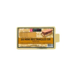 Sale GATODECO Mini-Rectangles Dorés 9 x 5,5 cm (x20) Gatodéco