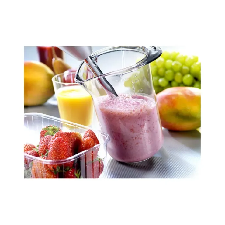 Hot BAMIX Mixeur Plongeant M160 Deluxe Argent 3 disques