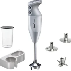 Discount BAMIX Mixeur Plongeant M140 Mono Blanc 3 disques