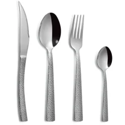 Discount COMAS Ménagère 24 pièces Cheese (martelé) Inox 18% 3 mm