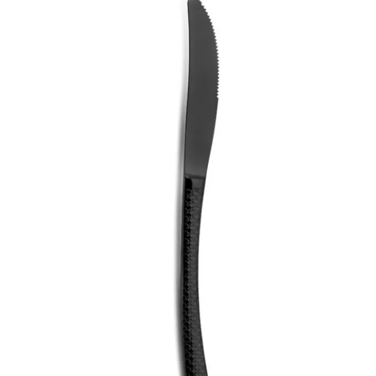 COMAS Ménagère 24 pièces HIDRAULIC BLACK Inox 18% 3 mm