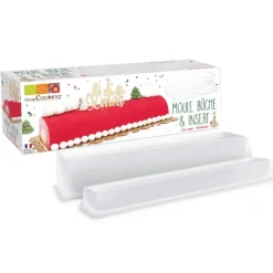 SCRAPCOOKING Moule à Bûche avec insert plastique -