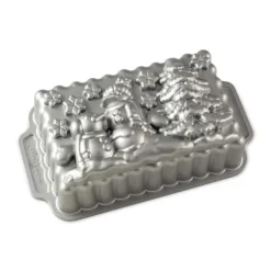 Best NORDIC WARE Moule à Cake Paysage de Noël Silver