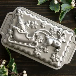 Outlet NORDIC WARE Moule à Cake Traineau du Père-Noël Silver