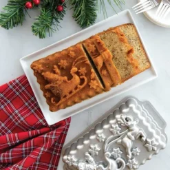 Outlet NORDIC WARE Moule à Cake Traineau du Père-Noël Silver