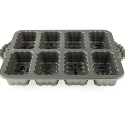 Outlet NORDIC WARE Moule à Cakes de Noël (x8) Silver