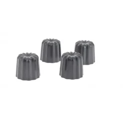 Best DE BUYER Moule à Cannelés Anti Adhésif Ø 5,5 cm x H 5,5 cm (x4)