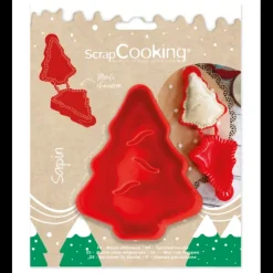 New SCRAPCOOKING Moule à Chausson Sapin 11,3 cm