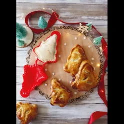 New SCRAPCOOKING Moule à Chausson Sapin 11,3 cm