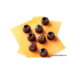 EASY CHOC Moule à Chocolat 15 Boules - Silicone Spécial Chocolat