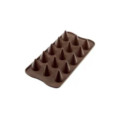 Best EASY CHOC Moule à Chocolat 15 Cônes - Silicone Spécial Chocolat