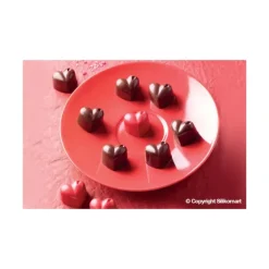New EASY CHOC Moule à Chocolat 15 Coeurs - Silicone Spécial Chocolat
