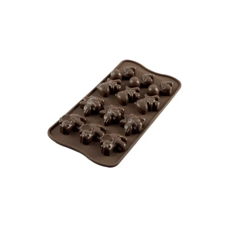 New EASY CHOC Moule à Chocolat 12 Dinosaures - Silicone Spécial Chocolat