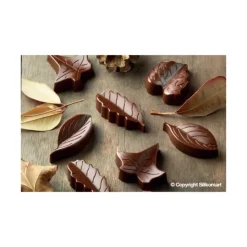 Outlet EASY CHOC Moule à Chocolat 8 Feuilles - Silicone Spécial Chocolat