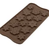 SILIKOMART Moule à Chocolat 14 Flocons Easy Choc - Silicone Spécial Chocolat