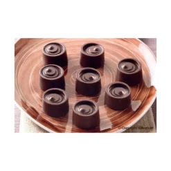 Clearance EASY CHOC Moule à Chocolat 15 Ronds - Silicone Spécial Chocolat