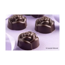 Clearance EASY CHOC Moule à Chocolat 15 Roses - Silicone Spécial Chocolat