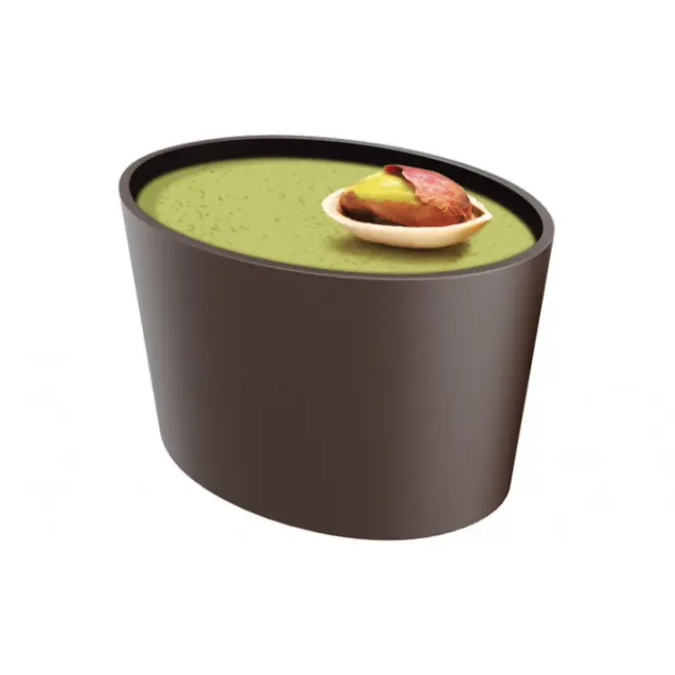 POP CHOCOLAT Moule à Chocolat Coupelle Ovale 40x28 mm (x20)