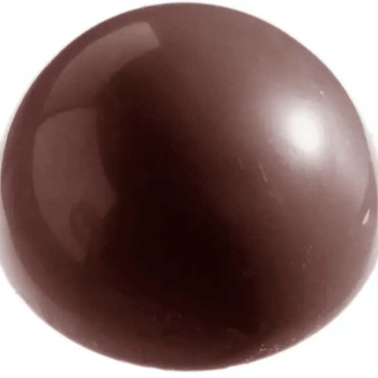 New CHOCOLATE WORLD Moule à chocolat Demi-Sphère Ø8 cm (x6)