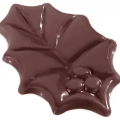 Outlet CHOCOLATE WORLD Moule à Chocolat Grandes Feuilles de Houx (x12)