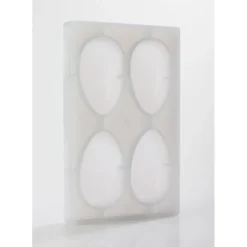 New BARRY Moule à Chocolat Oeuf Lisse 10,5 cm (x4)