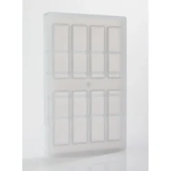 New BARRY Moule à Chocolat Tablette Goûter 10 x 3 cm (x8)