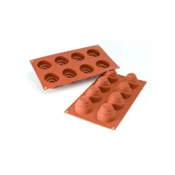 Best MALLARD FERRIERE Moule 8 Dômes Spirales en Silicone