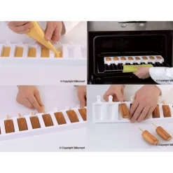 Discount SILIKOMART Moule à glace silicone 16 mini Chic avec bâtonnets