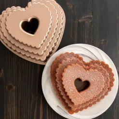 Hot NORDIC WARE Moule à Gâteau Bundt Cœur 3 Étages Toffee