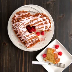 Hot NORDIC WARE Moule à Gâteau Bundt Cœur 3 Étages Toffee