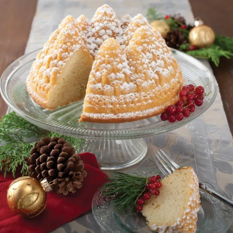 Online NORDIC WARE Moule à Gâteau Bundt Forêt de Sapins Silver