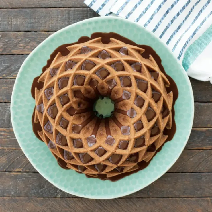 Clearance NORDIC WARE Moule à Gâteau Bundt Jubilee Gold