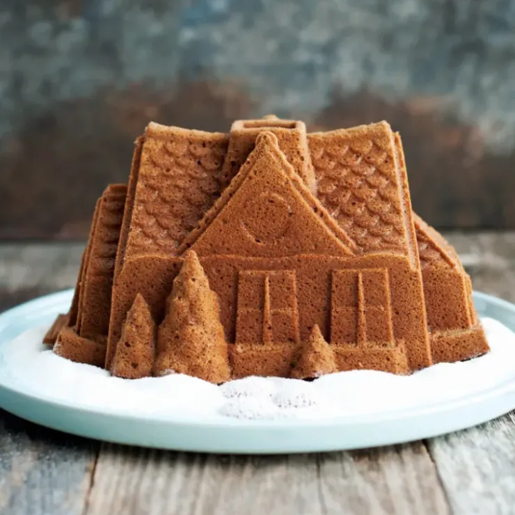 Clearance NORDIC WARE Moule à Gâteau Bundt Maison Silver