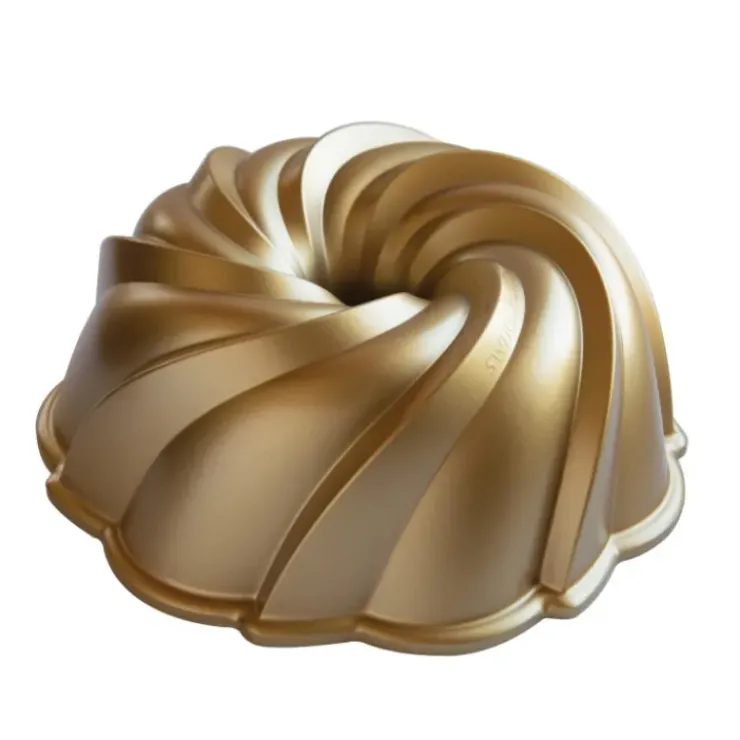 Discount NORDIC WARE Moule à Gâteau Bundt Tourbillon Gold