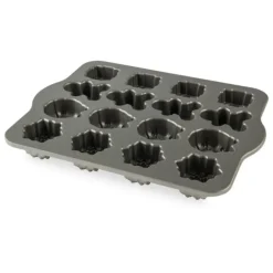 NORDIC WARE Moule à Gâteaux Assortis Thé de Noël (x16) Silver