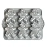 NORDIC WARE Moule à Gâteaux Bonhommes Pain d'Épices (x6) Silver