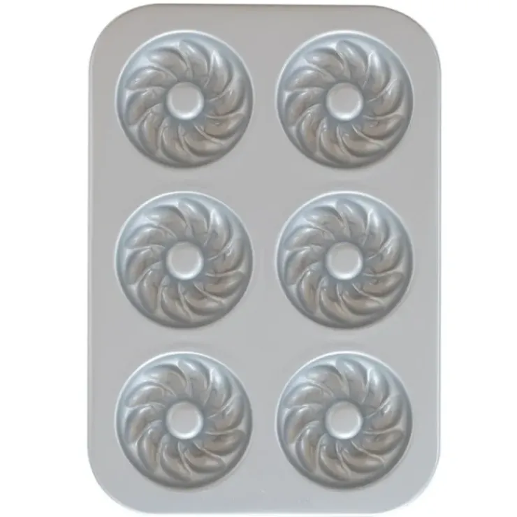 Online NORDIC WARE Moule à Gâteaux Donuts Torsadés (x6) Pro Cast