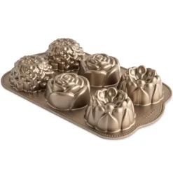 Discount NORDIC WARE Moule à Gâteaux Fleurs (x6) Toffee