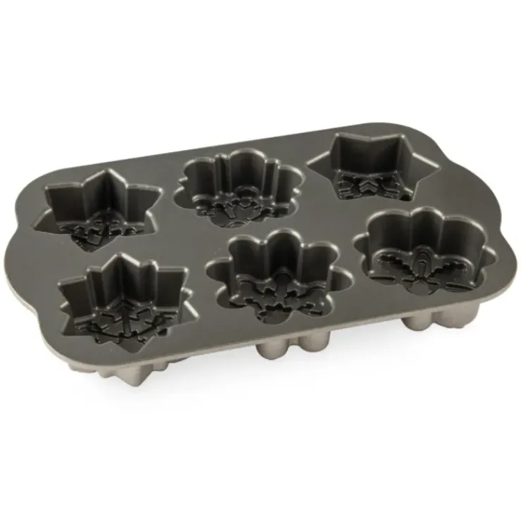 Online NORDIC WARE Moule à Gâteaux Flocons de Neige (x6) Silver