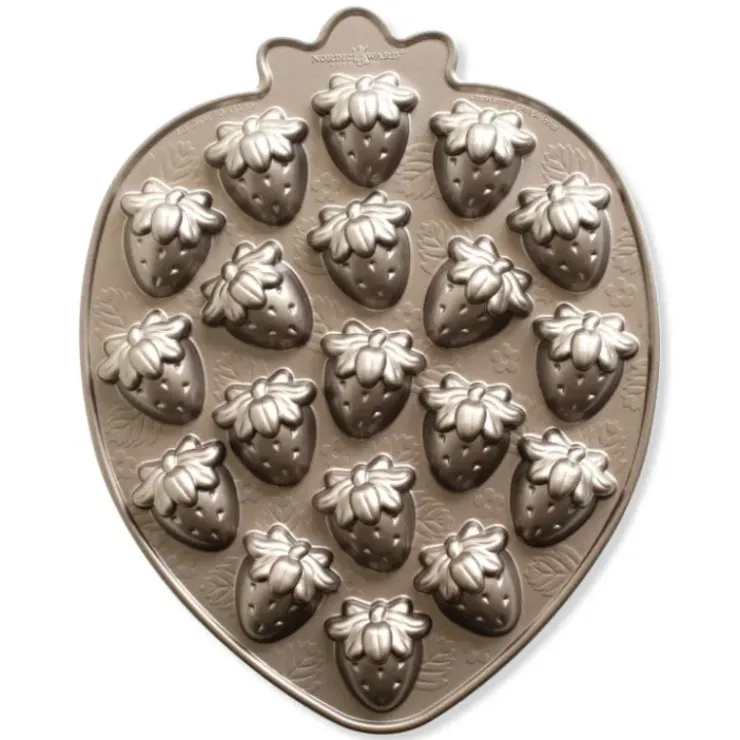 NORDIC WARE Moule à Gâteaux Fraises (x19) Toffee