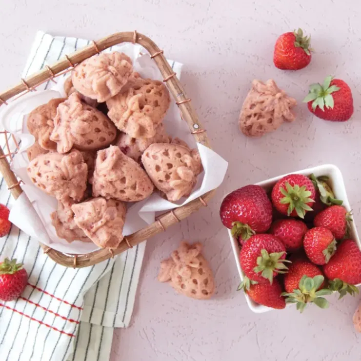 NORDIC WARE Moule à Gâteaux Fraises (x19) Toffee