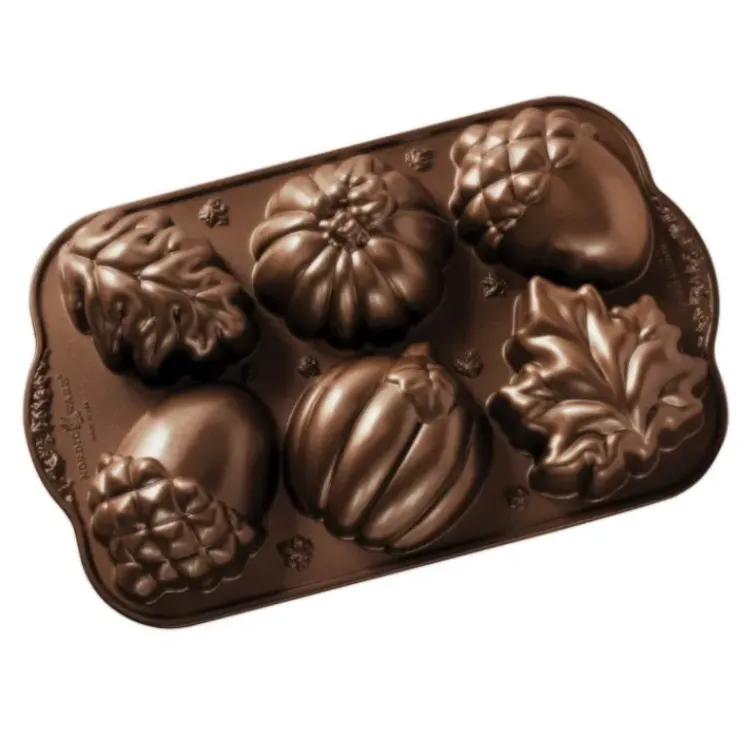 Online NORDIC WARE Moule à Gâteaux Gourmandises d'Automne (x6) Bronze