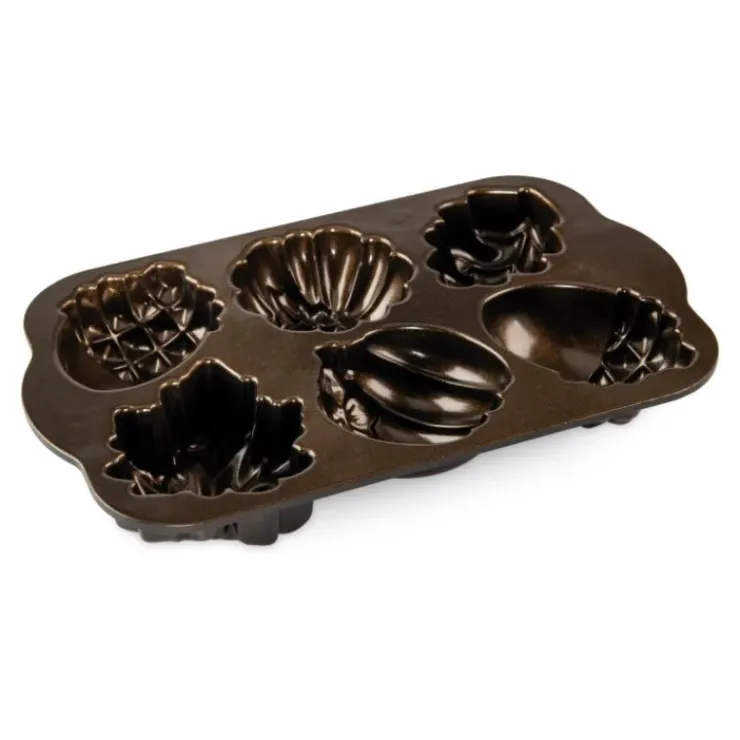 Online NORDIC WARE Moule à Gâteaux Gourmandises d'Automne (x6) Bronze