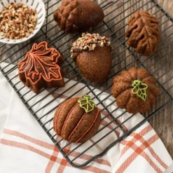 Online NORDIC WARE Moule à Gâteaux Gourmandises d'Automne (x6) Bronze