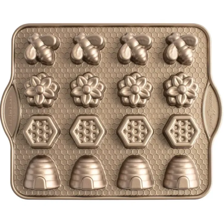 Online NORDIC WARE Moule à Gâteaux Monde des Abeilles (x16) Toffee
